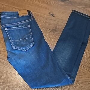 American Eagle Blue Slim Jeans Tapered Fit